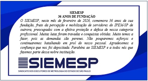 SIEMESP 36 ANOS